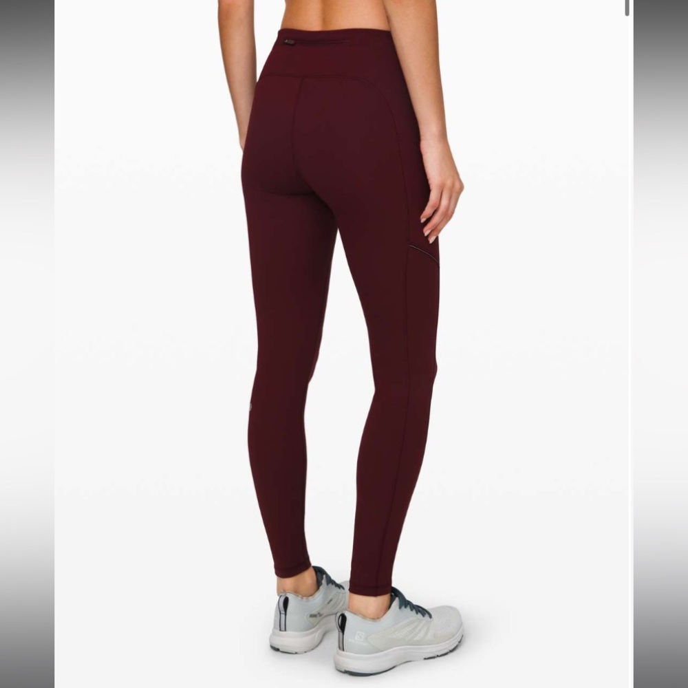 Lululemon Speed Up Tight 28" Size 6 Color Garnet